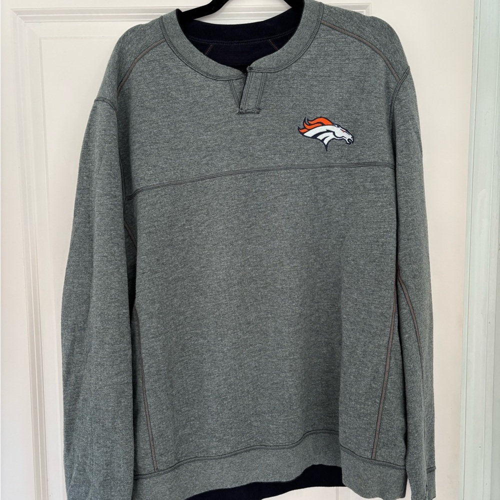 Tommy Bahama reversible Sweatshirt with Broncos Logo